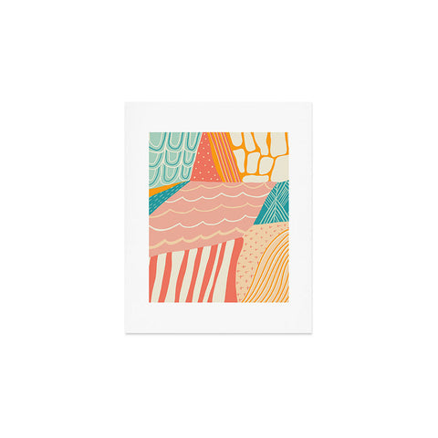 SunshineCanteen beach quilt Art Print