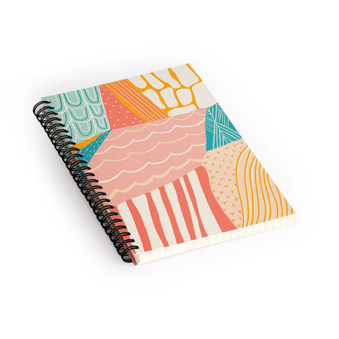SunshineCanteen beach quilt Spiral Notebook