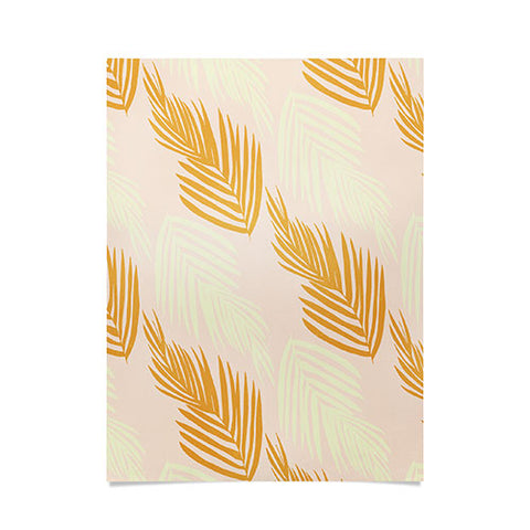 SunshineCanteen faded pink palms Poster