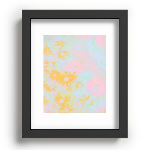 SunshineCanteen gentle flowers Recessed Framing Rectangle
