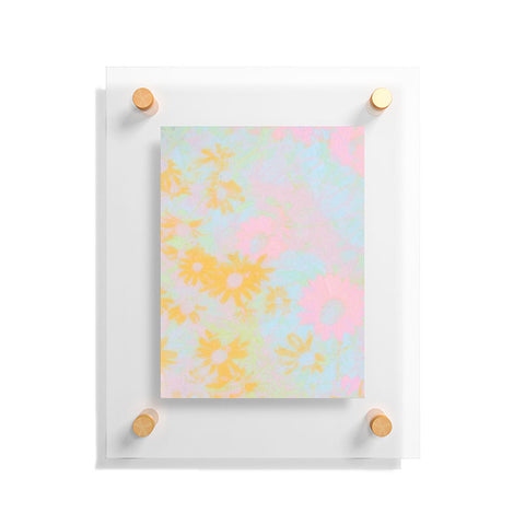 SunshineCanteen gentle flowers Floating Acrylic Print