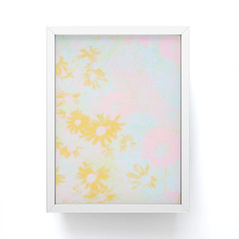SunshineCanteen gentle flowers Framed Mini Art Print