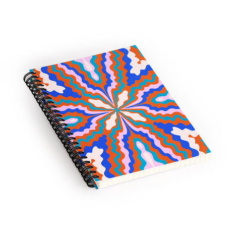 SunshineCanteen kaleidoscope fiesta Spiral Notebook