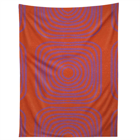 SunshineCanteen LISBOA orange Tapestry