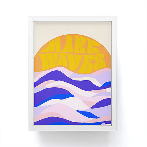 SunshineCanteen makes waves Framed Mini Art Print
