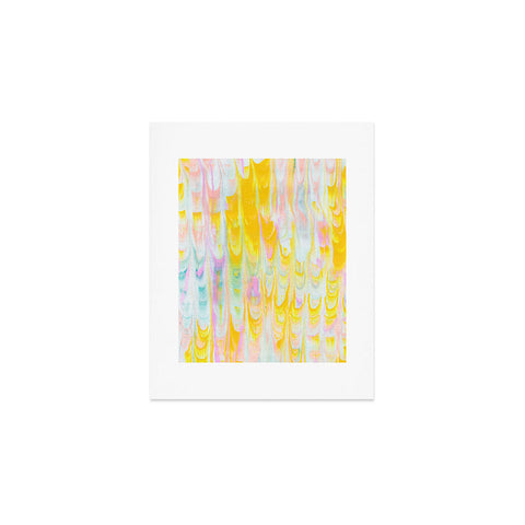 SunshineCanteen marbled pastel dreams Art Print