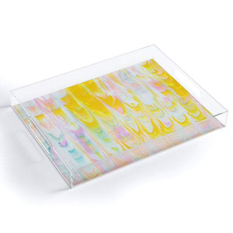 SunshineCanteen marbled pastel dreams Acrylic Tray