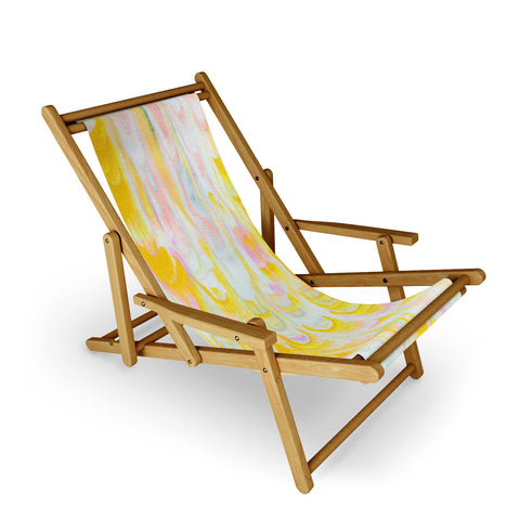 SunshineCanteen marbled pastel dreams Sling Chair
