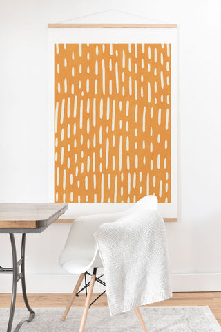 SunshineCanteen minimalist series scandi lines Art Print And Hanger