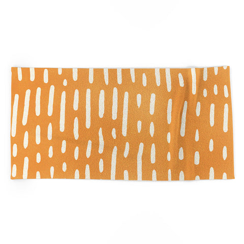 SunshineCanteen minimalist series scandi lines Beach Towel