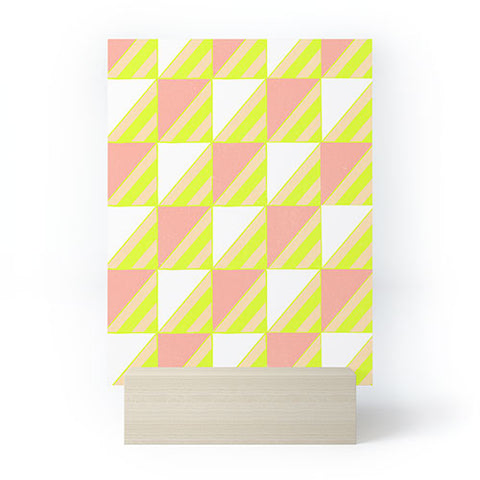 SunshineCanteen Modern Checkerboard Mini Art Print