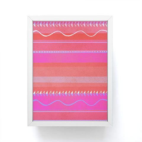 SunshineCanteen Nayarit pink Framed Mini Art Print