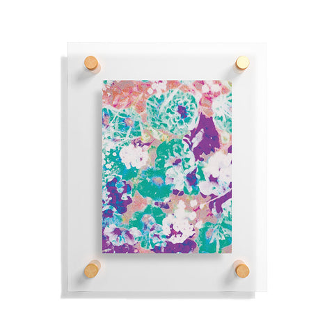 SunshineCanteen oilcloth florals Floating Acrylic Print