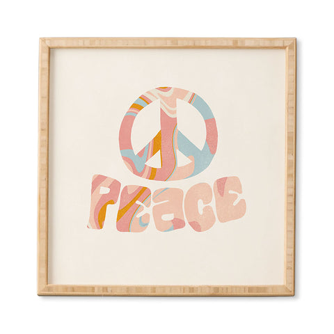 SunshineCanteen peace 3 Framed Wall Art