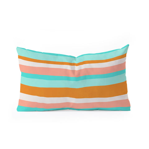 SunshineCanteen popsicles in the sun Oblong Throw Pillow