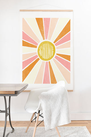 SunshineCanteen sundial shine Art Print And Hanger