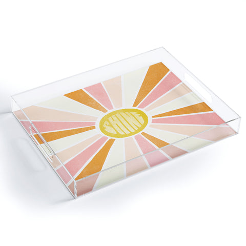 SunshineCanteen sundial shine Acrylic Tray