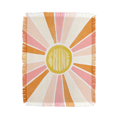 SunshineCanteen sundial shine Throw Blanket