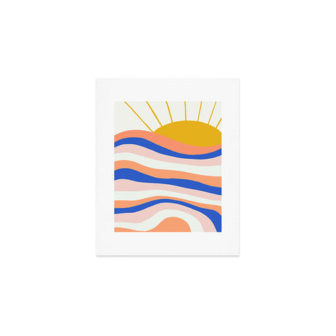 SunshineCanteen sunrise surf Art Print