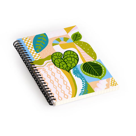 SunshineCanteen tropical boho vibes Spiral Notebook