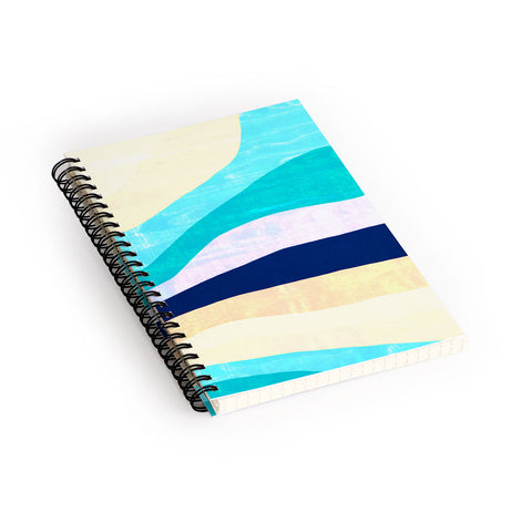 SunshineCanteen white sands and waves Spiral Notebook