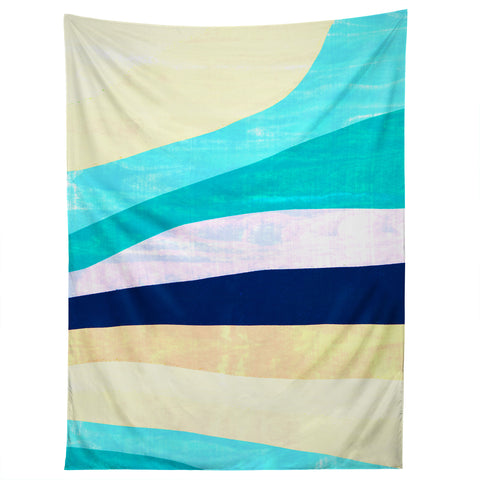 SunshineCanteen white sands and waves Tapestry