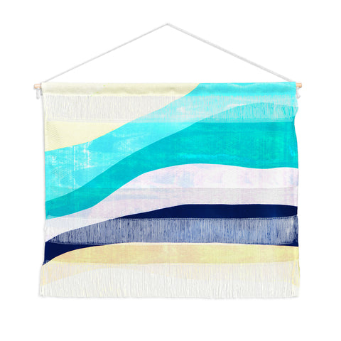 SunshineCanteen white sands and waves Wall Hanging Landscape