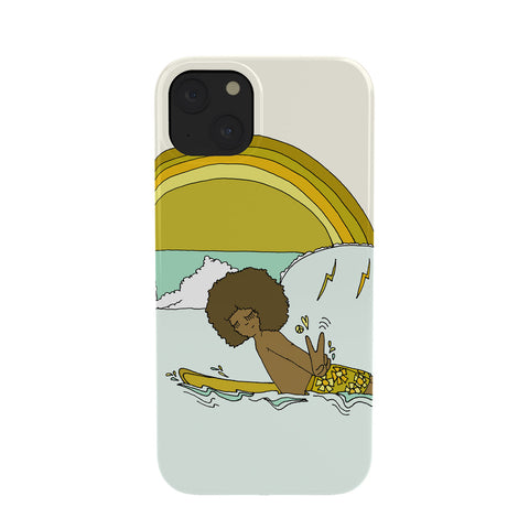 surfy birdy buttons kaluhiokalani 70s surf legend Phone Case