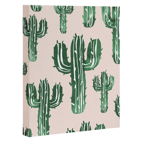 Susanne Kasielke Cactus Party Desert Matcha Art Canvas