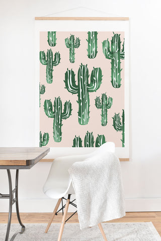 Susanne Kasielke Cactus Party Desert Matcha Art Print And Hanger