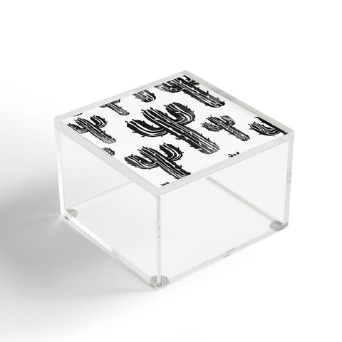 Susanne Kasielke Cactus Party Desert Matcha Black and White Acrylic Box