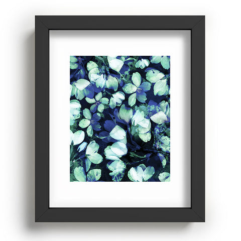 Susanne Kasielke Cherry Blossoms Blue Recessed Framing Rectangle