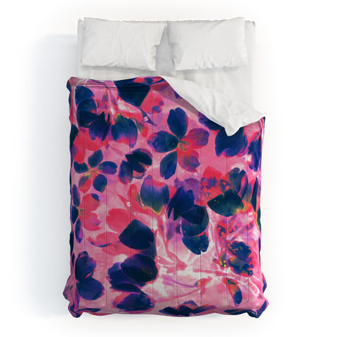 Susanne Kasielke Cherry Blossoms Neon Comforter