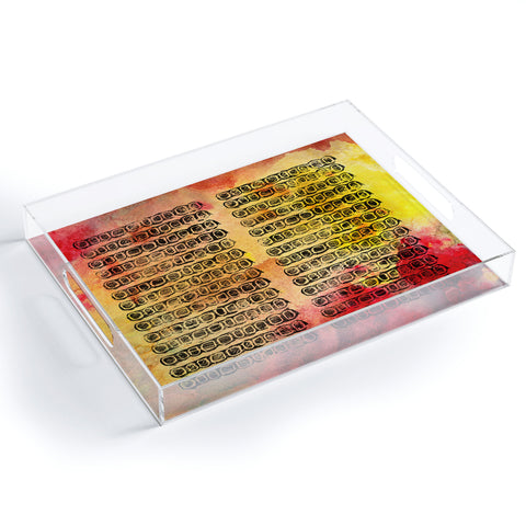 Susanne Kasielke Color Clipping Acrylic Tray