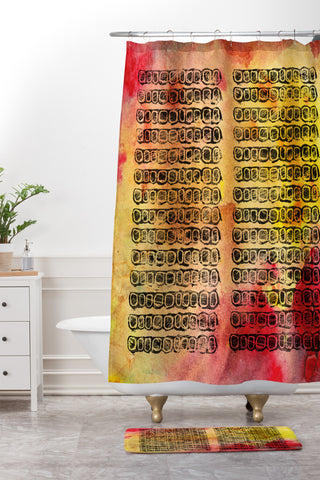 Susanne Kasielke Color Clipping Shower Curtain And Mat