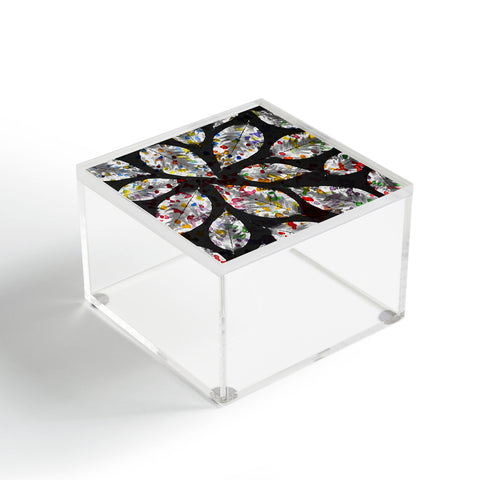 Susanne Kasielke Confetti Leaves Acrylic Box