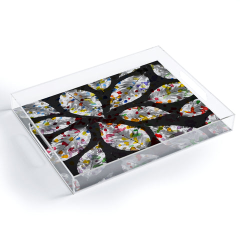 Susanne Kasielke Confetti Leaves Acrylic Tray