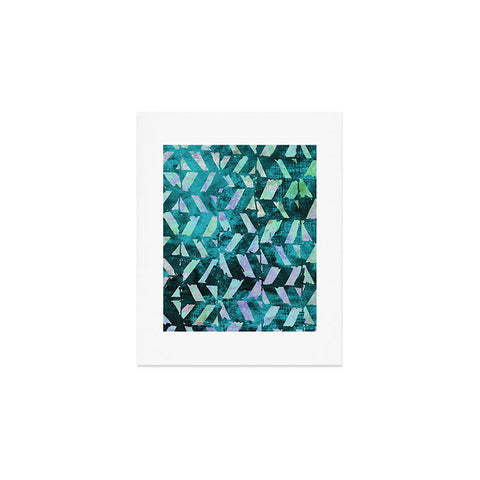 Susanne Kasielke Geometric Folk Stripes Art Print
