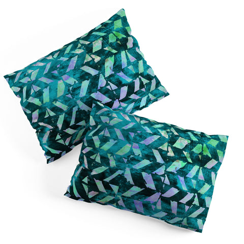 Susanne Kasielke Geometric Folk Stripes Pillow Shams