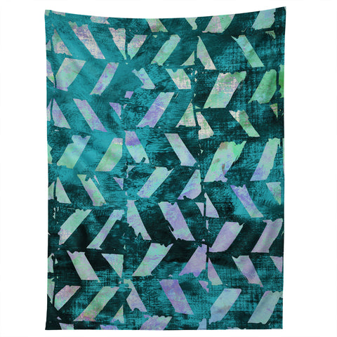 Susanne Kasielke Geometric Folk Stripes Tapestry