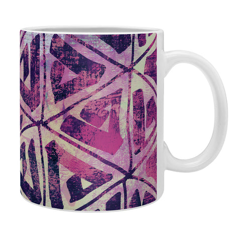 Susanne Kasielke Geometric Folk Triangles Coffee Mug