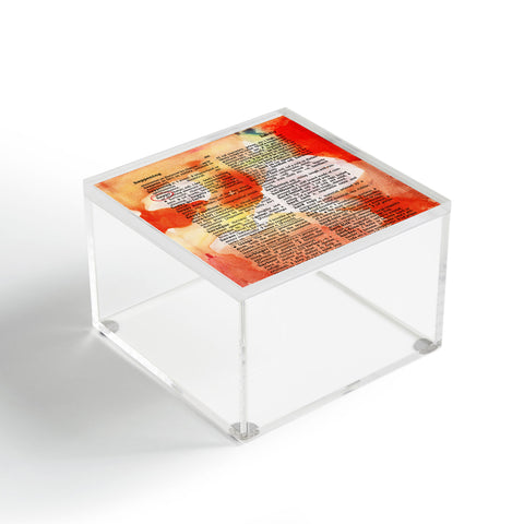 Susanne Kasielke Happy Dictionary Art Acrylic Box