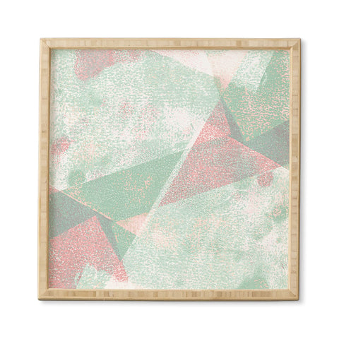 Susanne Kasielke Holistic Geometric Texture Pink Framed Wall Art