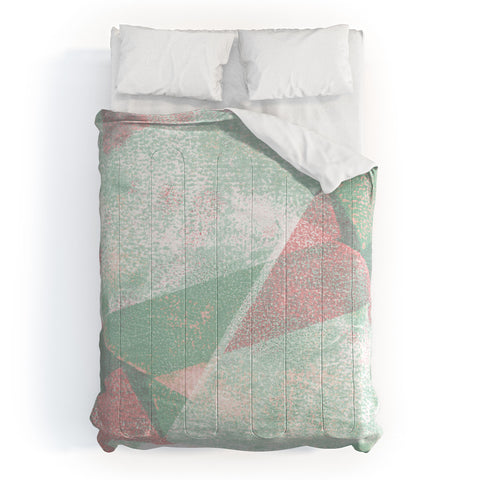 Susanne Kasielke Holistic Geometric Texture Pink Comforter