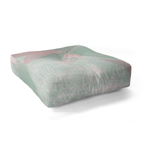 Susanne Kasielke Holistic Geometric Texture Pink Floor Pillow Square