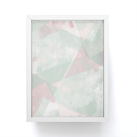 Susanne Kasielke Holistic Geometric Texture Pink Framed Mini Art Print