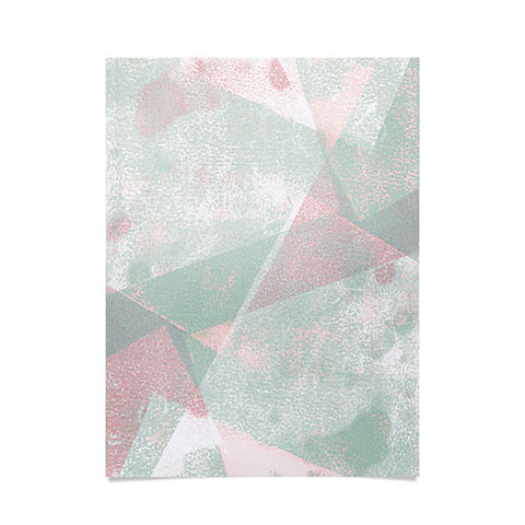 Susanne Kasielke Holistic Geometric Texture Pink Poster