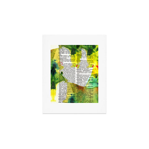 Susanne Kasielke Home Dictionary Art Art Print
