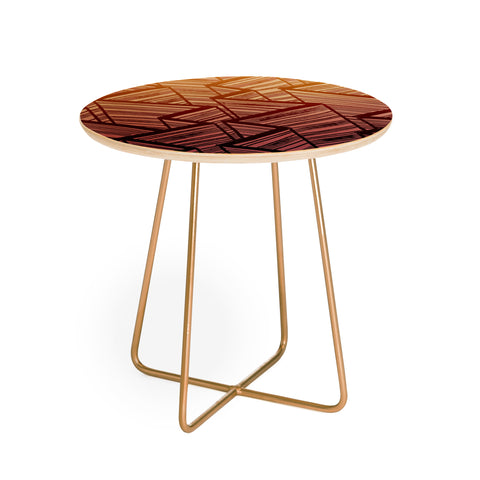 Susanne Kasielke Into The Mystic Stripes Round Side Table