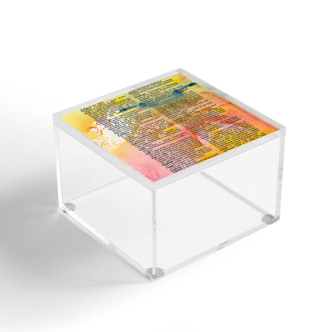 Susanne Kasielke Lucky Dictionary Art Acrylic Box